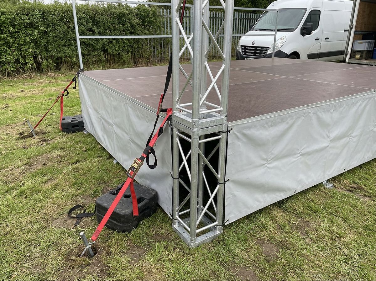 Podium et accessoires pour événement