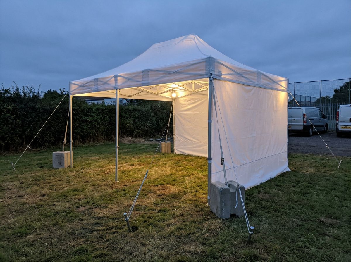 Éclairage LED pour réception